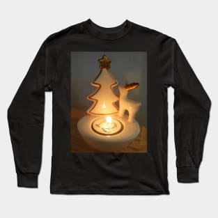 Reindeer candle Long Sleeve T-Shirt